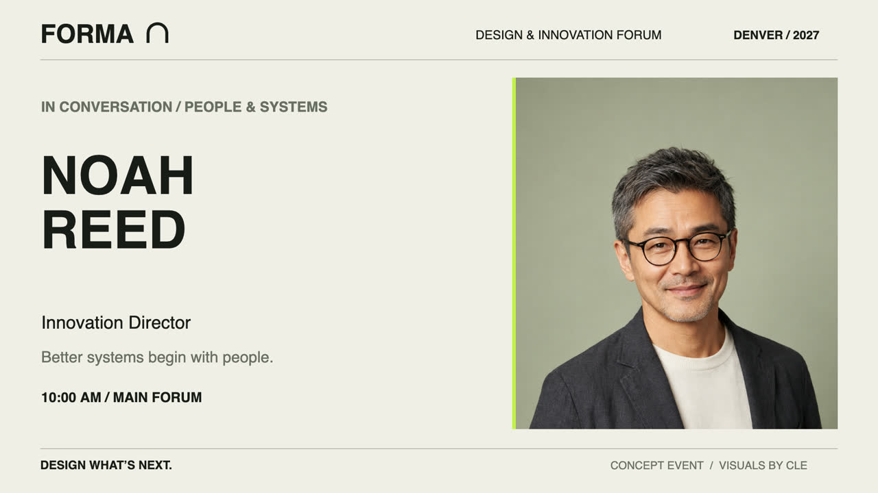 Speaker Intro — Noah